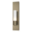 Hubbardton Forge 2015 Soft Gold Opal Glass (GG) Pillar 1 Light Sconce
