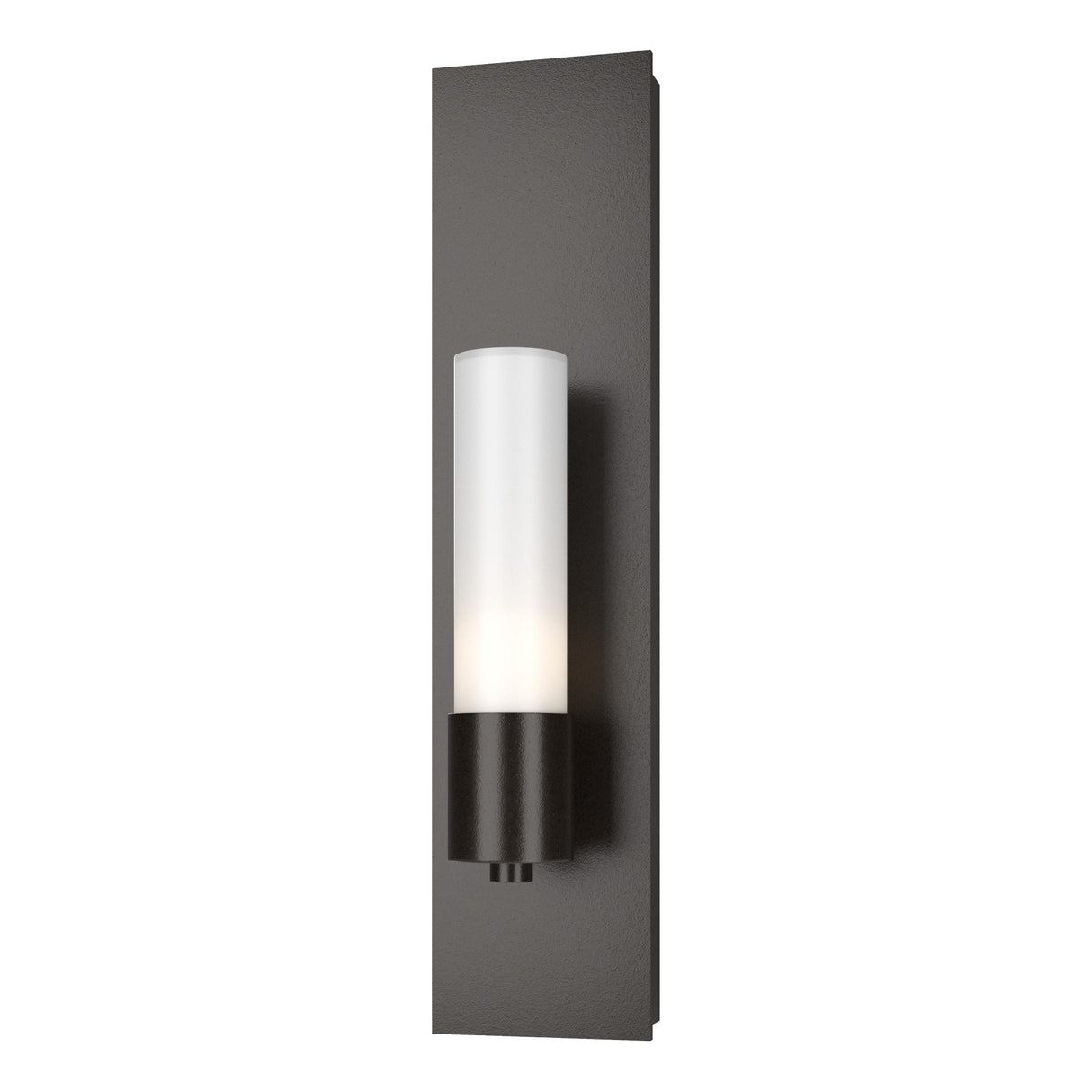 Hubbardton Forge 2015 Oil Rubbed Bronze Opal Glass (GG) Pillar 1 Light Sconce