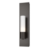Hubbardton Forge 2015 Oil Rubbed Bronze Opal Glass (GG) Pillar 1 Light Sconce