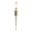 Hubbardton Forge 2012 Soft Gold Opal Glass (GG) Sweeping Taper ADA Sconce