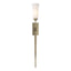 Hubbardton Forge 2012 Soft Gold Opal Glass (GG) Sweeping Taper ADA Sconce