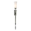Hubbardton Forge 2012 Sterling Opal Glass (GG) Sweeping Taper ADA Sconce