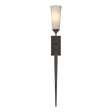 Hubbardton Forge 2012 Oil Rubbed Bronze Opal Glass (GG) Sweeping Taper ADA Sconce