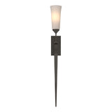 Hubbardton Forge 2012 Oil Rubbed Bronze Opal Glass (GG) Sweeping Taper ADA Sconce