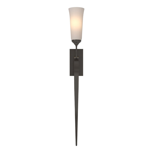 Hubbardton Forge 2012 Oil Rubbed Bronze Opal Glass (GG) Sweeping Taper ADA Sconce