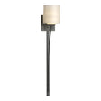 Hubbardton Forge 2008 Natural Iron Opal Glass (GG) Formae Contemporary 1 Light Sconce