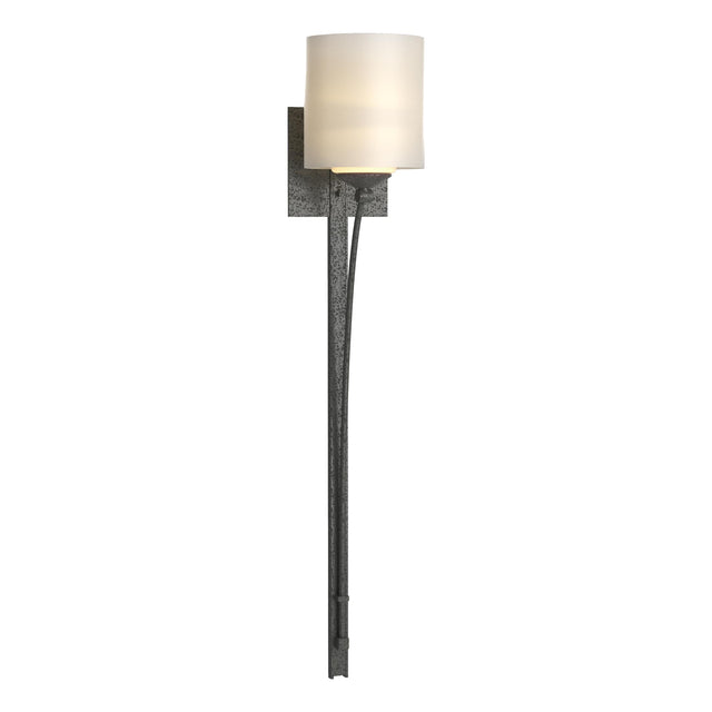 Hubbardton Forge 2008 Natural Iron Opal Glass (GG) Formae Contemporary 1 Light Sconce