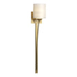 Hubbardton Forge 2008 Modern Brass Opal Glass (GG) Formae Contemporary 1 Light Sconce