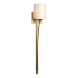 Hubbardton Forge 2008 Modern Brass Opal Glass (GG) Formae Contemporary 1 Light Sconce