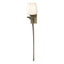 Hubbardton Forge 2010 Soft Gold Opal Glass (GG) Left Antasia Single Glass 1 Light Sconce