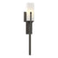 Hubbardton Forge 2015 Dark Smoke Opal Glass (GG) Mediki Sconce