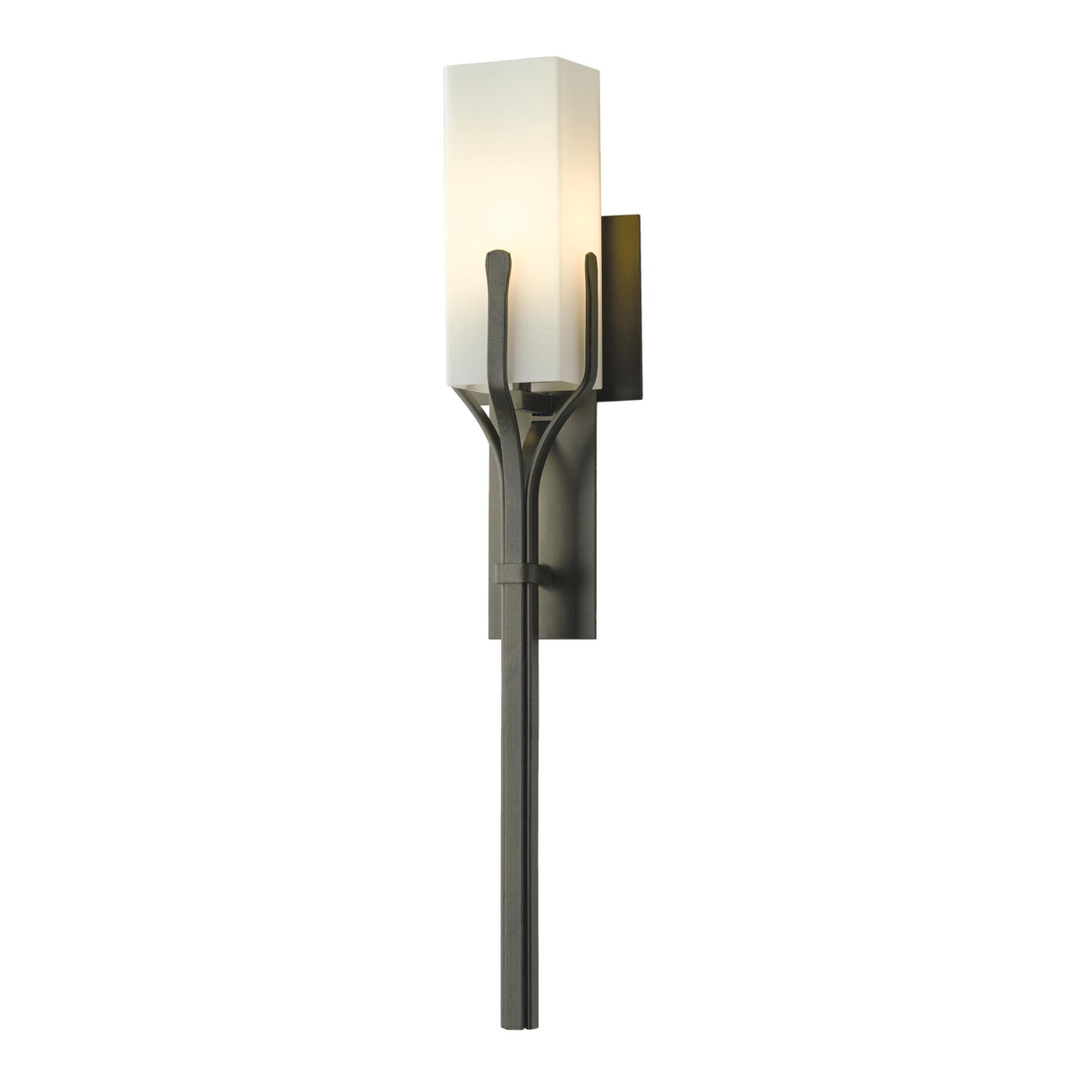 Hubbardton Forge 2015 Dark Smoke Opal Glass (GG) Mediki Sconce