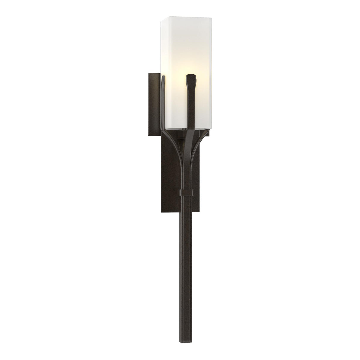 Hubbardton Forge 2015 Oil Rubbed Bronze Opal Glass (GG) Mediki Sconce