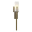 Hubbardton Forge 2015 Modern Brass Opal Glass (GG) Mediki Sconce
