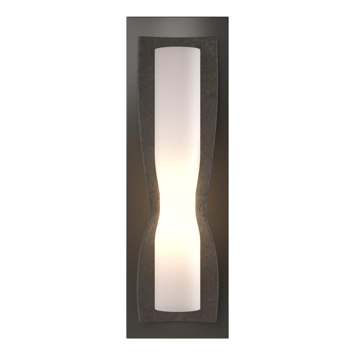 Hubbardton Forge 2011 Dark Smoke Opal Glass (GG) Dune Sconce