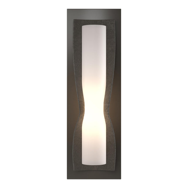 Hubbardton Forge 2011 Dark Smoke Opal Glass (GG) Dune Sconce