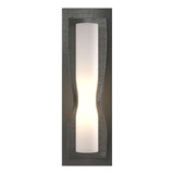 Hubbardton Forge 2011 Natural Iron Opal Glass (GG) Dune Sconce