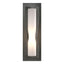 Hubbardton Forge 2011 Natural Iron Opal Glass (GG) Dune Sconce