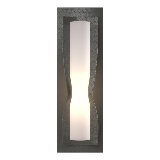 Hubbardton Forge 2011 Natural Iron Opal Glass (GG) Dune Sconce
