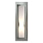 Hubbardton Forge 2011 Vintage Platinum Opal Glass (GG) Dune Sconce