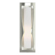 Hubbardton Forge 2011 Sterling Opal Glass (GG) Dune Sconce