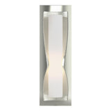 Hubbardton Forge 2011 Sterling Opal Glass (GG) Dune Sconce