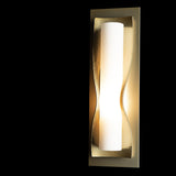 Hubbardton Forge 2011 Modern Brass Opal Glass (GG) Dune Sconce