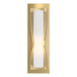 Hubbardton Forge 2011 Modern Brass Opal Glass (GG) Dune Sconce