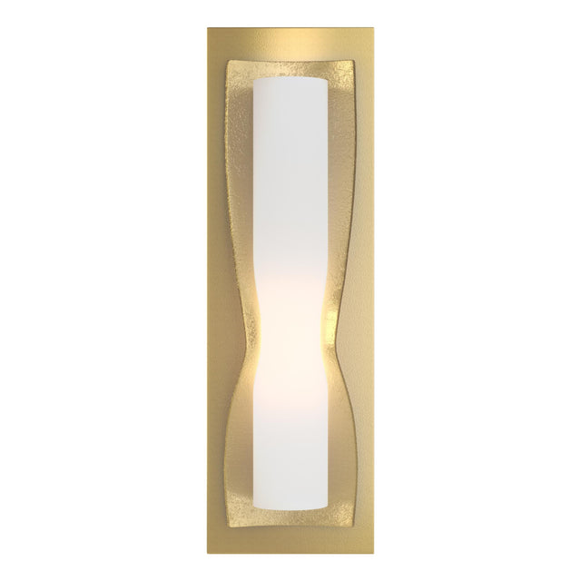 Hubbardton Forge 2011 Modern Brass Opal Glass (GG) Dune Sconce