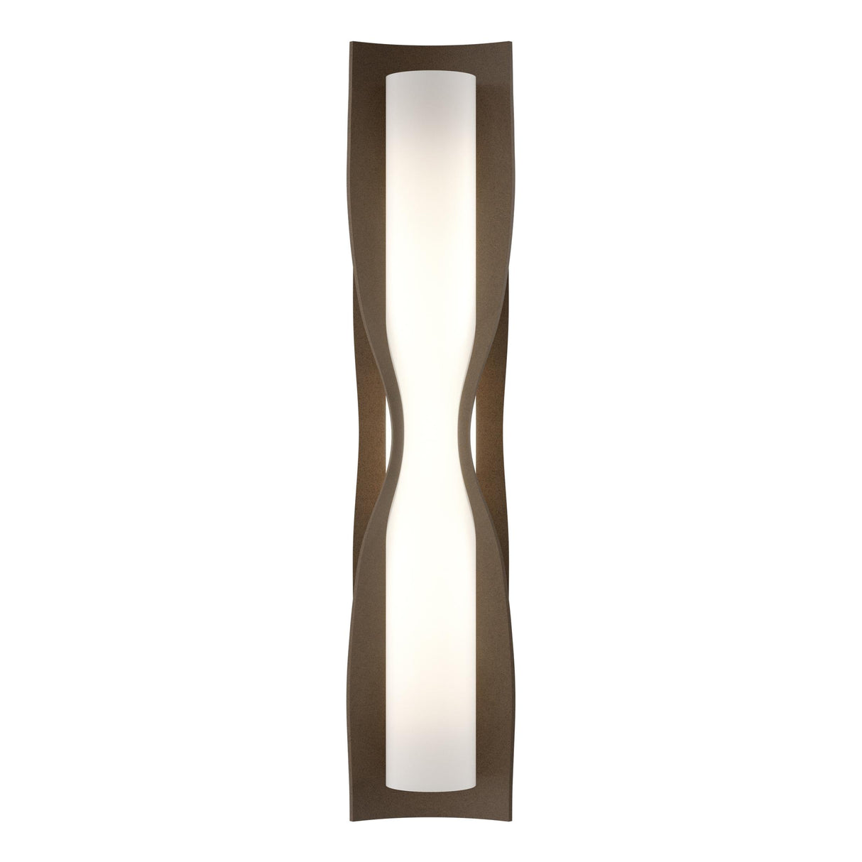 Hubbardton Forge 2012 Bronze Opal Glass (GG) Dune Large Sconce