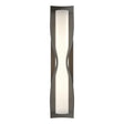 Hubbardton Forge 2012 Dark Smoke Opal Glass (GG) Dune Large Sconce