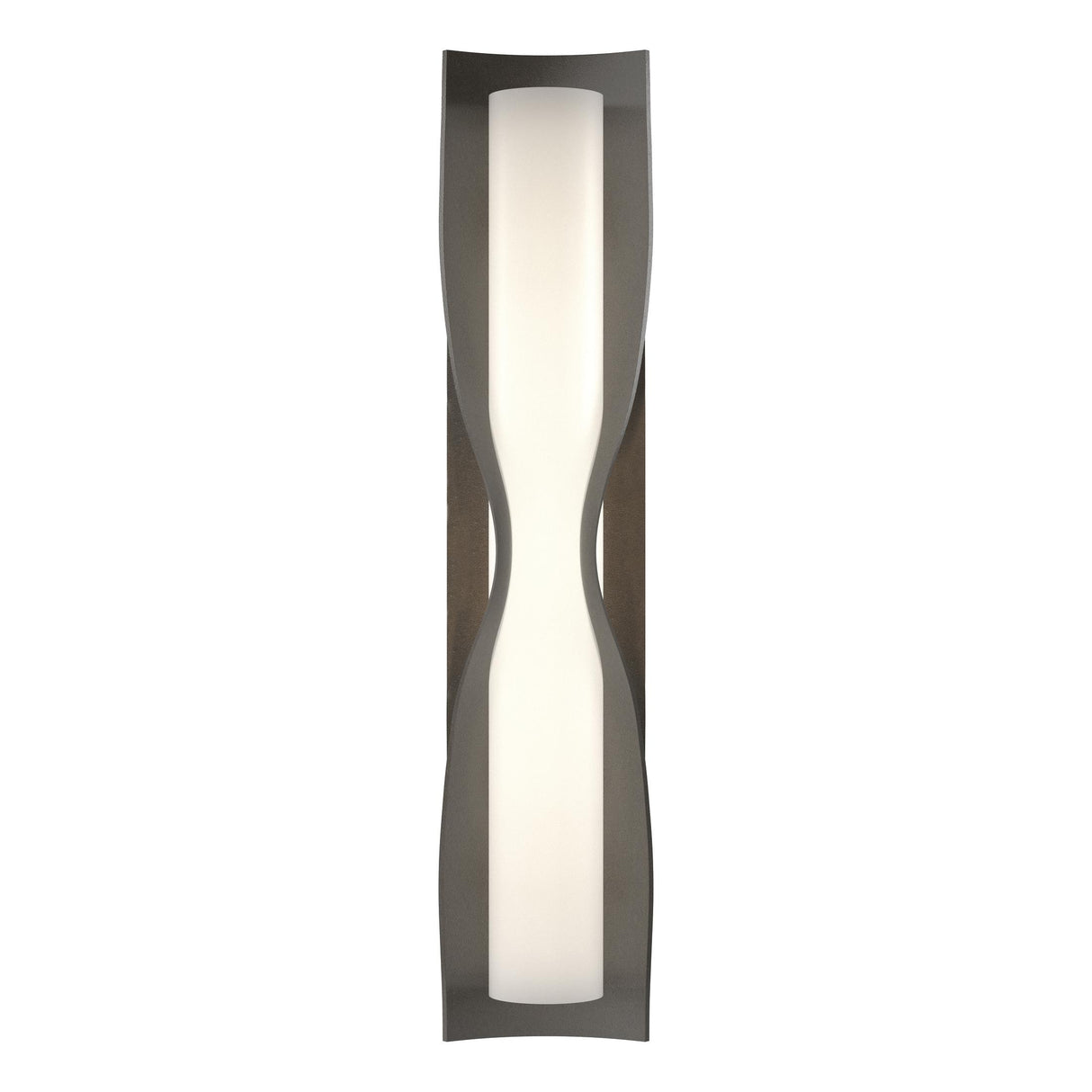 Hubbardton Forge 2012 Dark Smoke Opal Glass (GG) Dune Large Sconce
