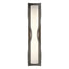 Hubbardton Forge 2012 Dark Smoke Opal Glass (GG) Dune Large Sconce