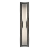 Hubbardton Forge 2012 Natural Iron Opal Glass (GG) Dune Large Sconce