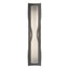 Hubbardton Forge 2012 Natural Iron Opal Glass (GG) Dune Large Sconce