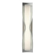 Hubbardton Forge 2012 Vintage Platinum Opal Glass (GG) Dune Large Sconce