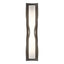Hubbardton Forge 2012 Oil Rubbed Bronze Opal Glass (GG) Dune Large Sconce
