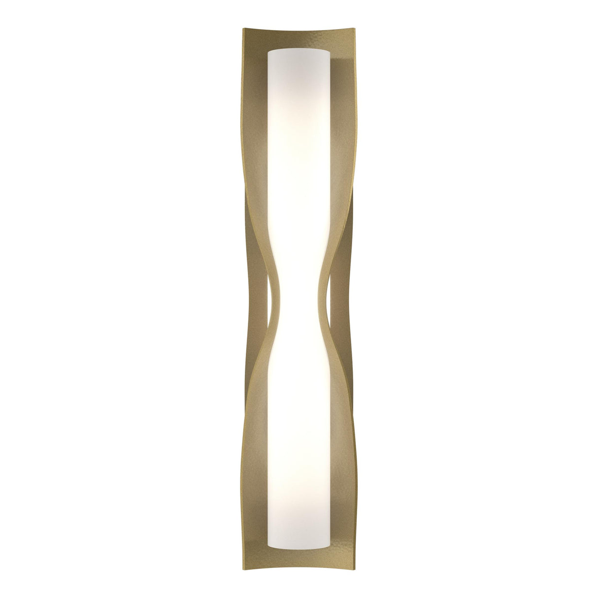 Hubbardton Forge 2012 Modern Brass Opal Glass (GG) Dune Large Sconce
