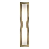 Hubbardton Forge 2012 Modern Brass Opal Glass (GG) Dune Large Sconce