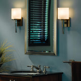 Hubbardton Forge 2010 Dark Smoke Opal Glass (GG) Beacon Hall Ellipse Glass Sconce