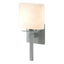 Hubbardton Forge 2010 Vintage Platinum Opal Glass (GG) Beacon Hall Ellipse Glass Sconce