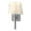 Hubbardton Forge 2010 Vintage Platinum Ivory Art Glass (CC) Beacon Hall Half Cone Glass Sconce