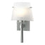 Hubbardton Forge 2010 Vintage Platinum Opal Glass (GG) Beacon Hall Half Cone Glass Sconce