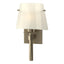 Hubbardton Forge 2010 Soft Gold Ivory Art Glass (CC) Beacon Hall Half Cone Glass Sconce