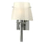 Hubbardton Forge 2010 Sterling Ivory Art Glass (CC) Beacon Hall Half Cone Glass Sconce