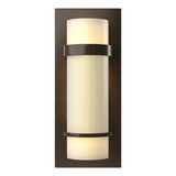 Hubbardton Forge 1999 Bronze Opal Glass (GG) Banded Sconce