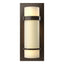 Hubbardton Forge 1999 Bronze Opal Glass (GG) Banded Sconce