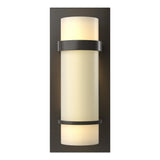 Hubbardton Forge 1999 Dark Smoke Opal Glass (GG) Banded Sconce