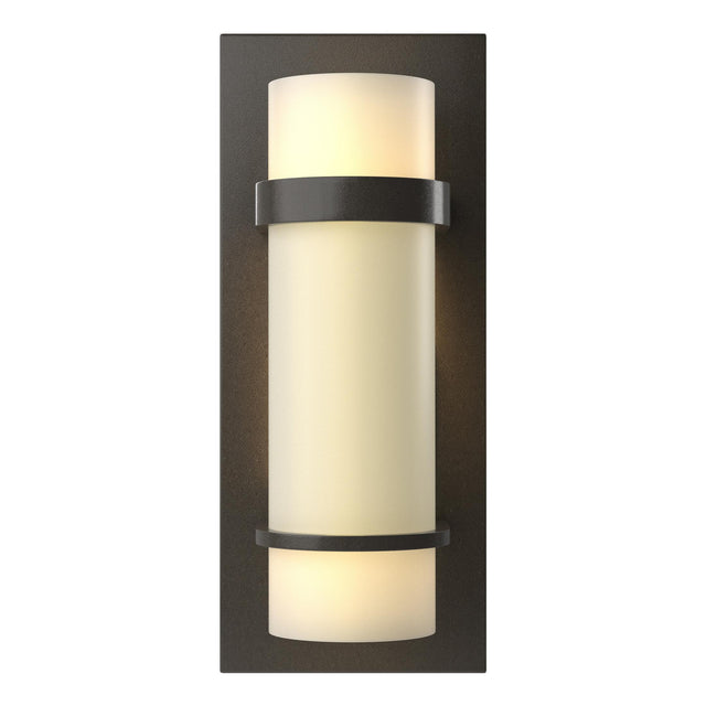 Hubbardton Forge 1999 Dark Smoke Opal Glass (GG) Banded Sconce
