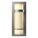 Hubbardton Forge 1999 Vintage Platinum Opal Glass (GG) Banded Sconce
